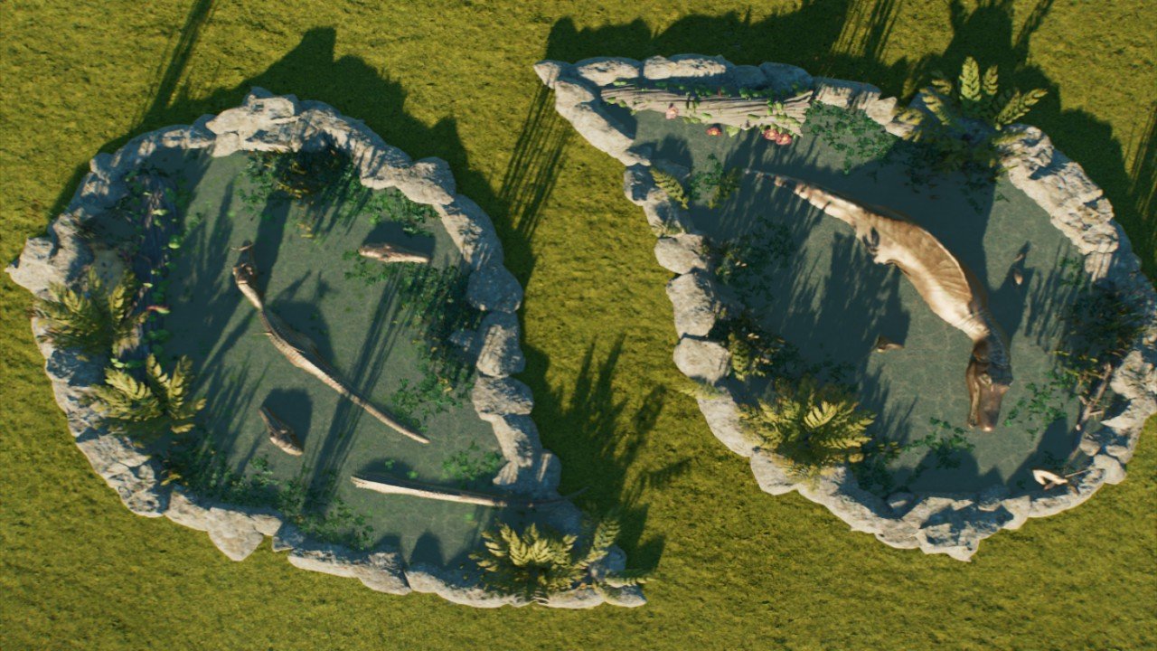 Spinosaurus & Baryonyx Decorations (Statue Series 10+11/20)