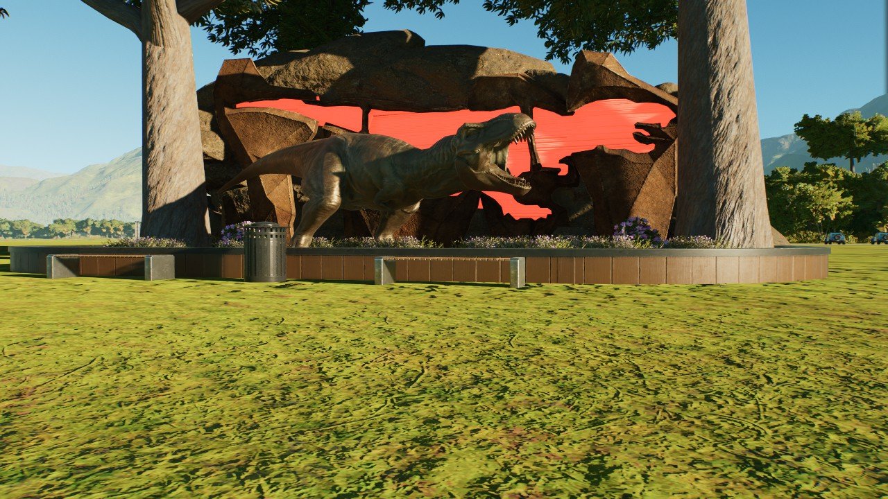 Tyrannosaurus Rock Diorama