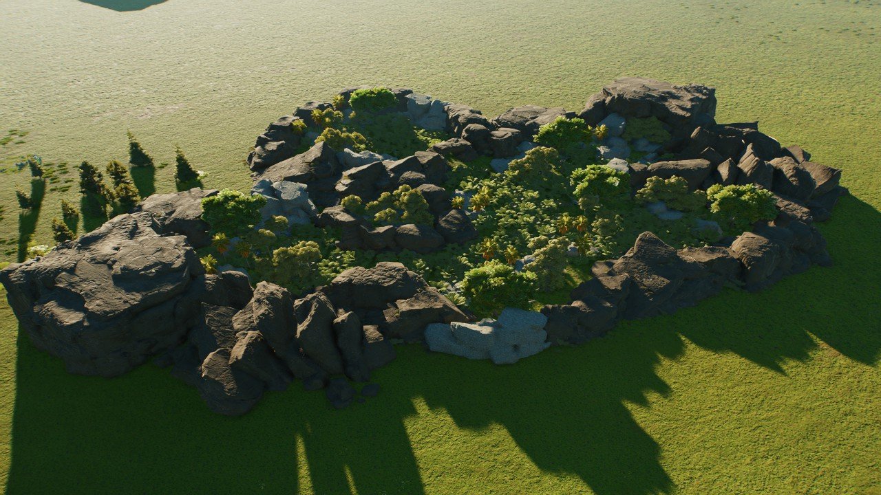 Giant enclosed Enclosure - Workshop - Jurassic World Evolution 3