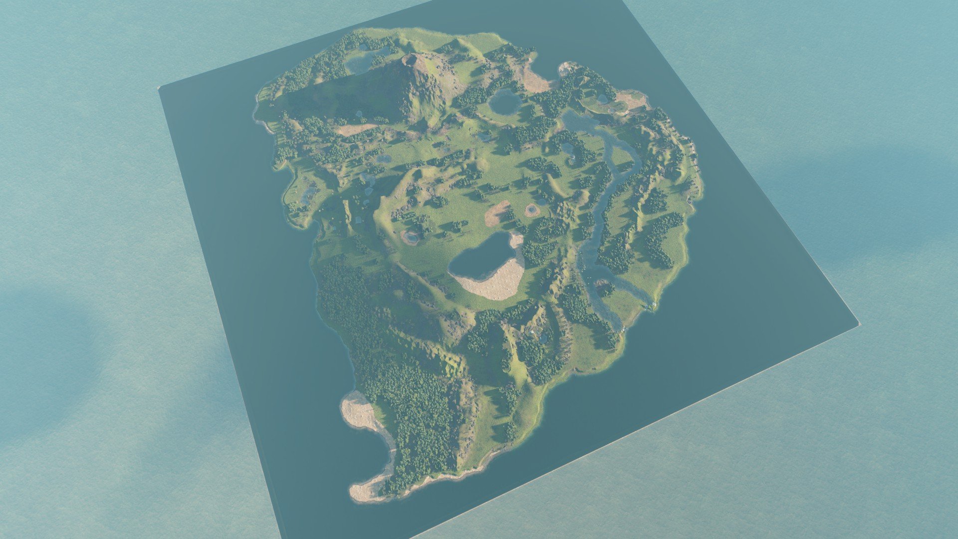 Blank Isla Nublar - Workshop - Jurassic World Evolution 3