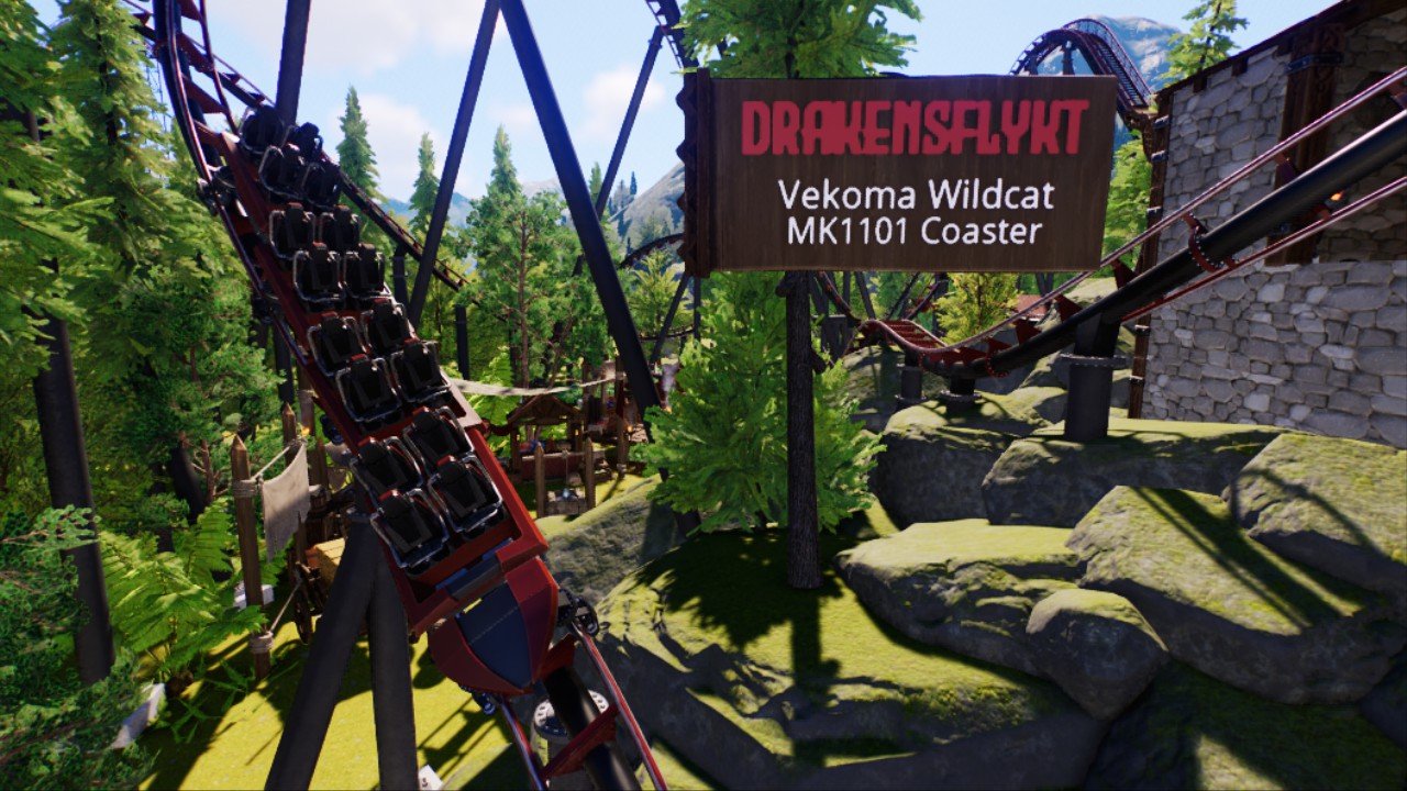 Drakensflykt - Viking themed Vekoma Wildcat MK1101 Coaster