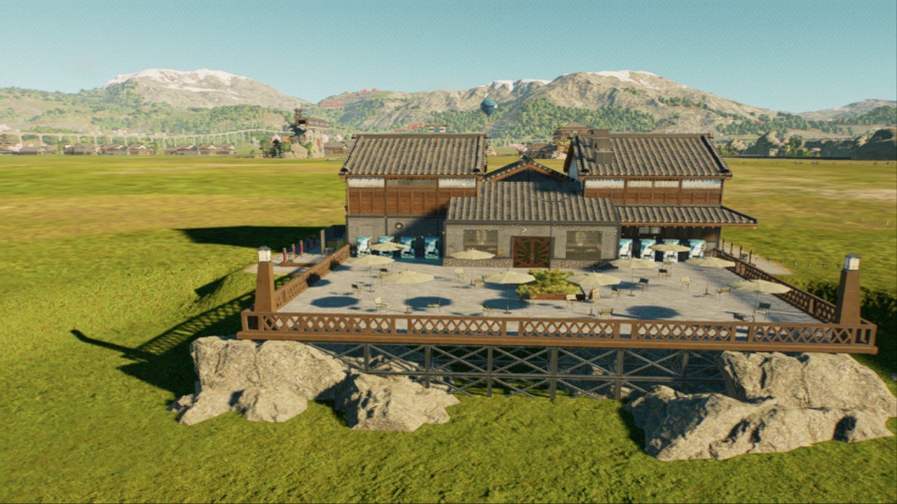 asian large resturant as a viewing gallery