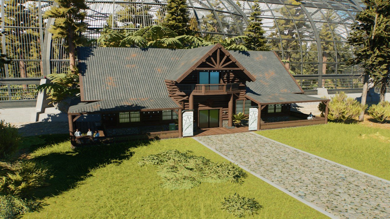 Aviary viewing gallery: Jurassic Lodge build set