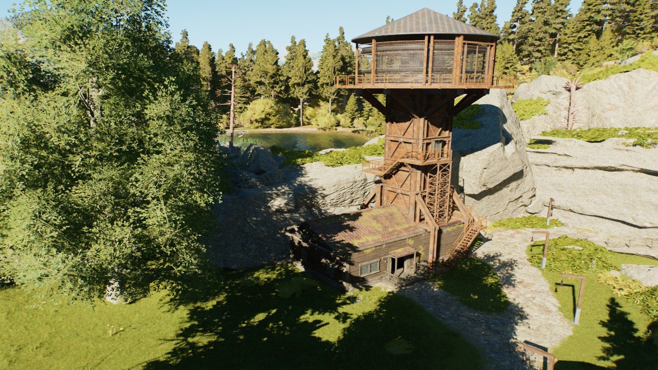 Old ranger observation post
