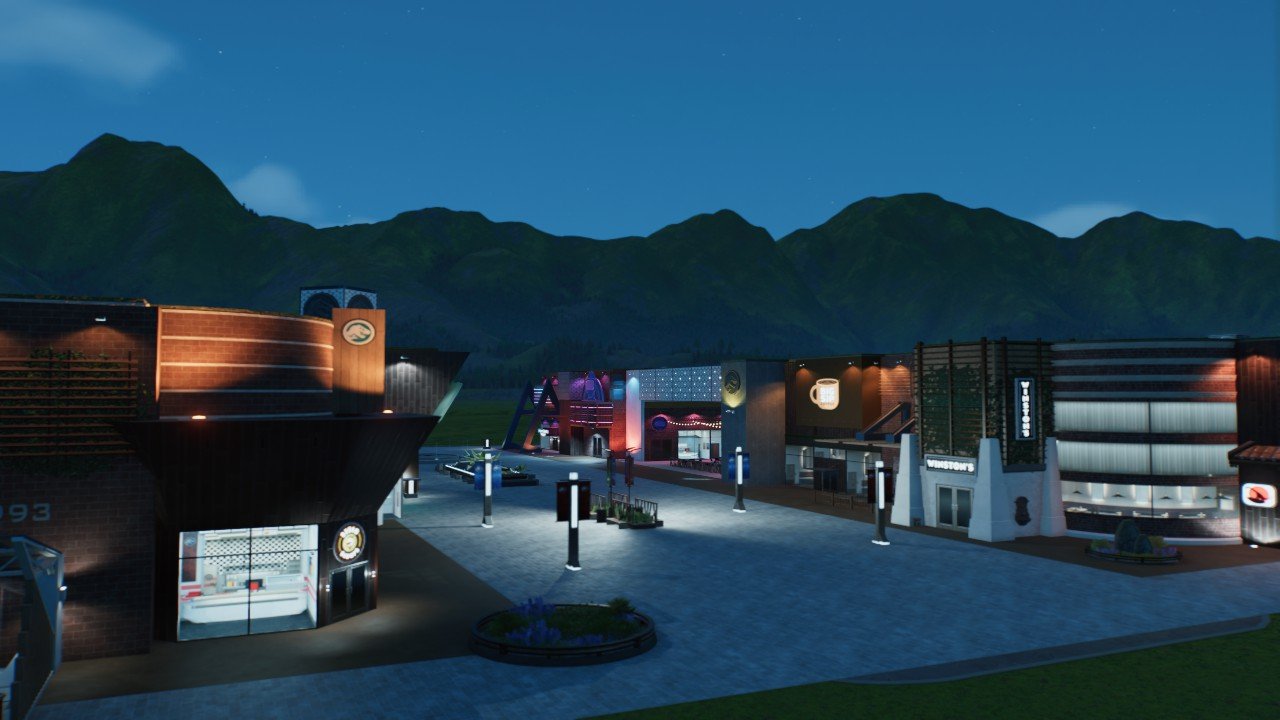 Jurassic shopping district