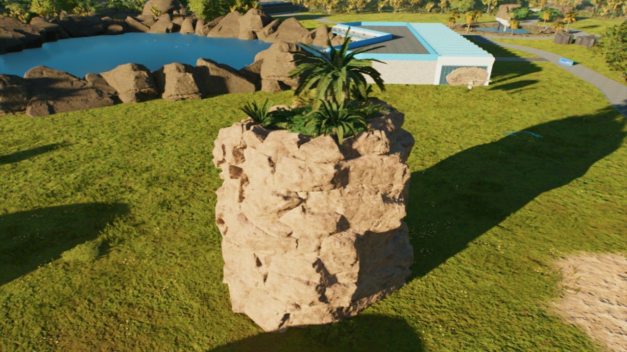 Lagoon planter island