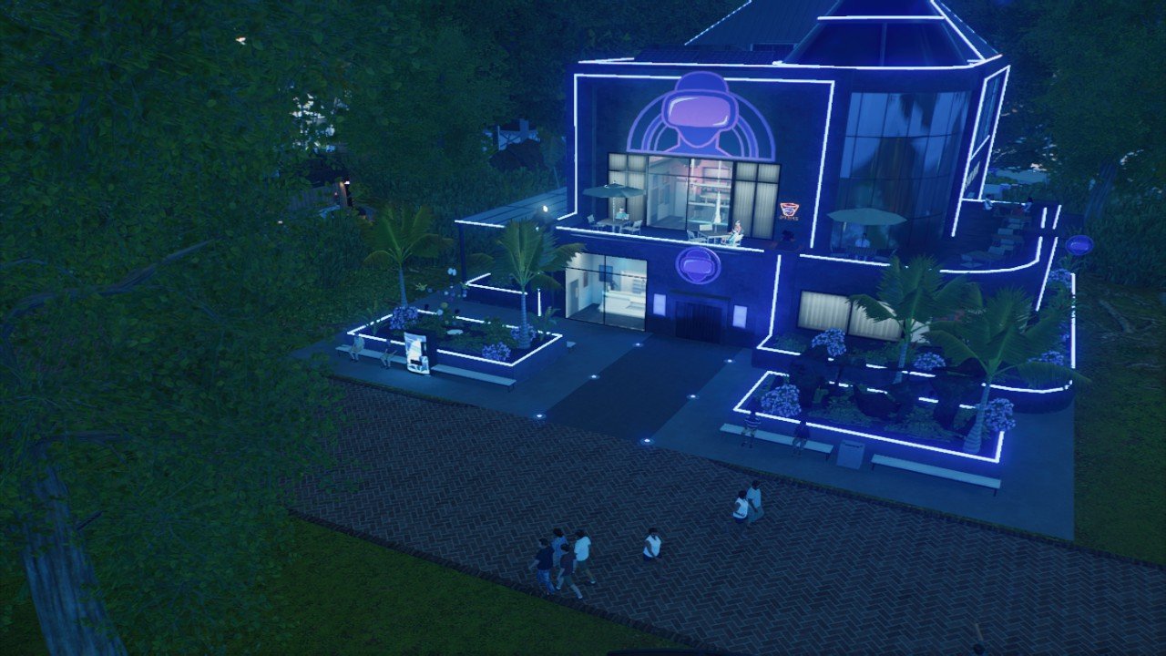 JW neon VR attraction