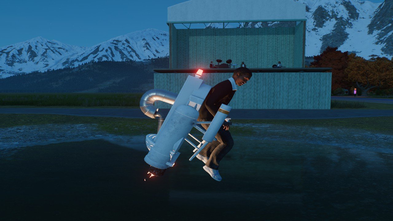 Jet pack Flyer Aircraft - Workshop - Jurassic World Evolution 3