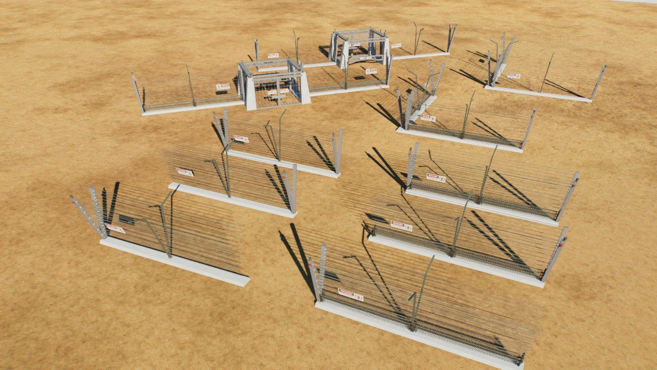 Medium carnivore fence