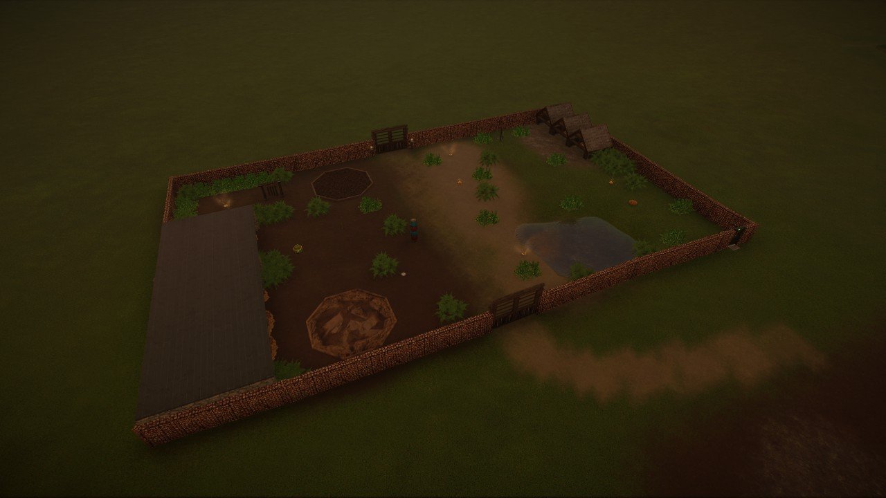 Basic habitat farm Sussexkip and tamworthvarken