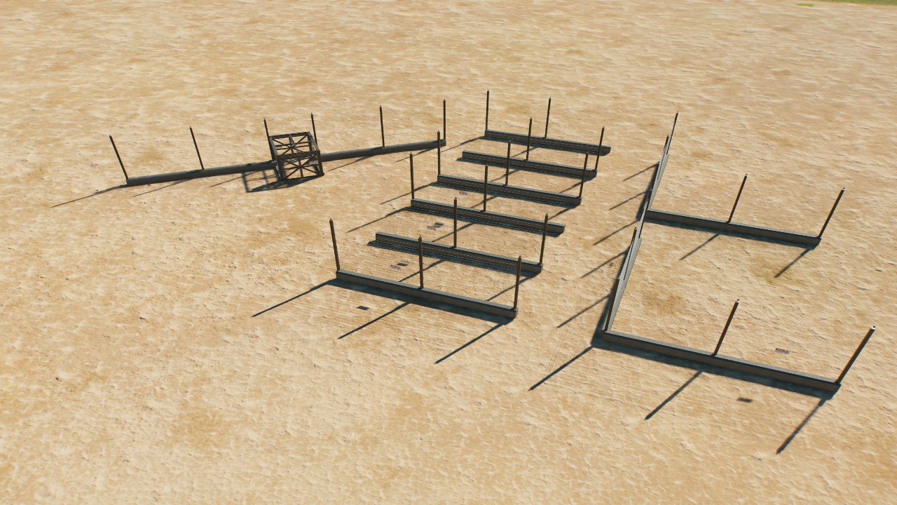 Worker village perimeter fence