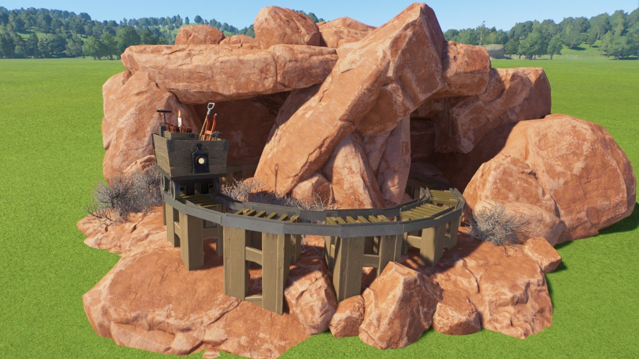 Mine cart Animation
