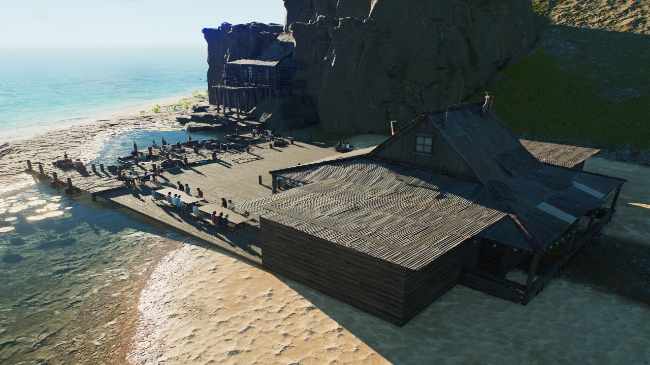 Wetland arrival dock