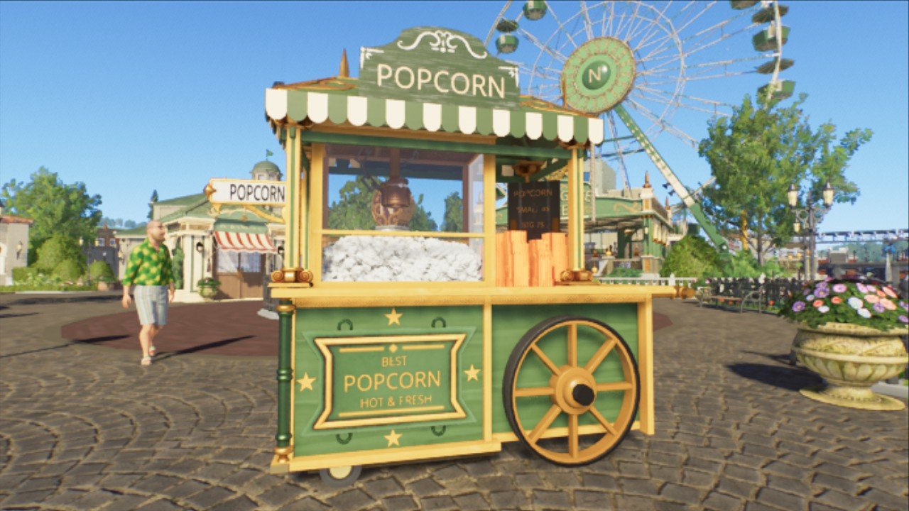 Vintage Popcorn Cart