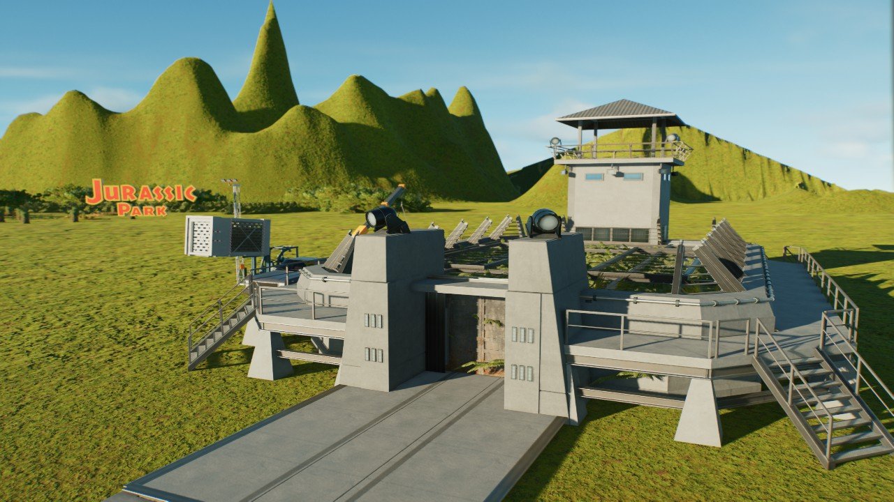 Jurassic Park velociraptor pen - Workshop - Jurassic World Evolution 3