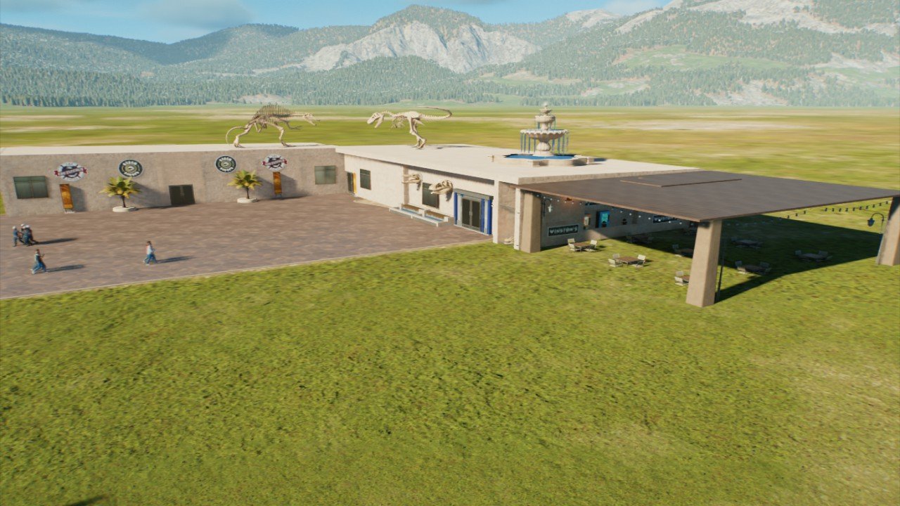 HameldZ Arrival Point, Dinosaur Market and Setting Area.