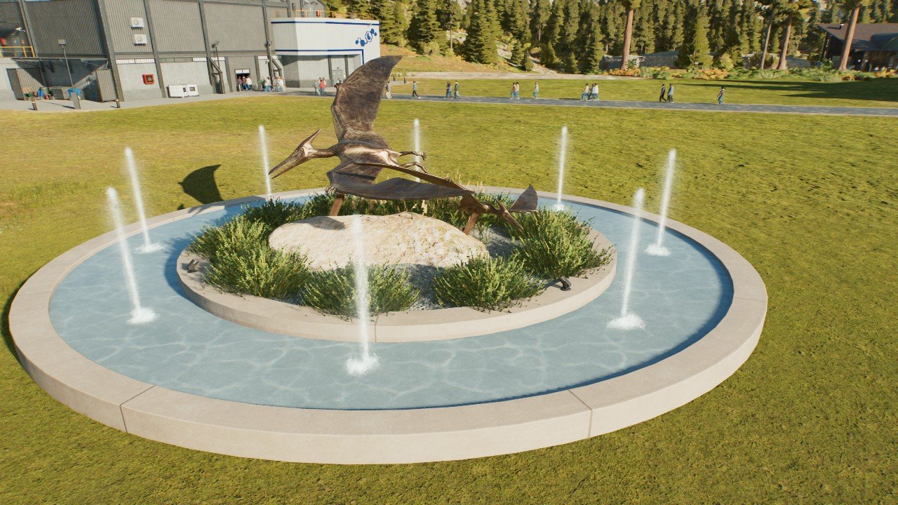 Pteranodon Fountain
