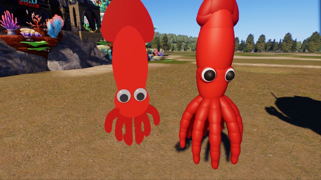 2D and 3D squid
