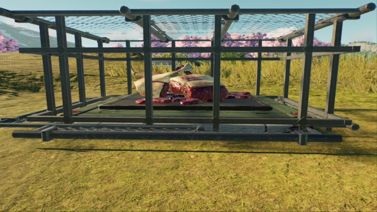 small cage for meat feeder