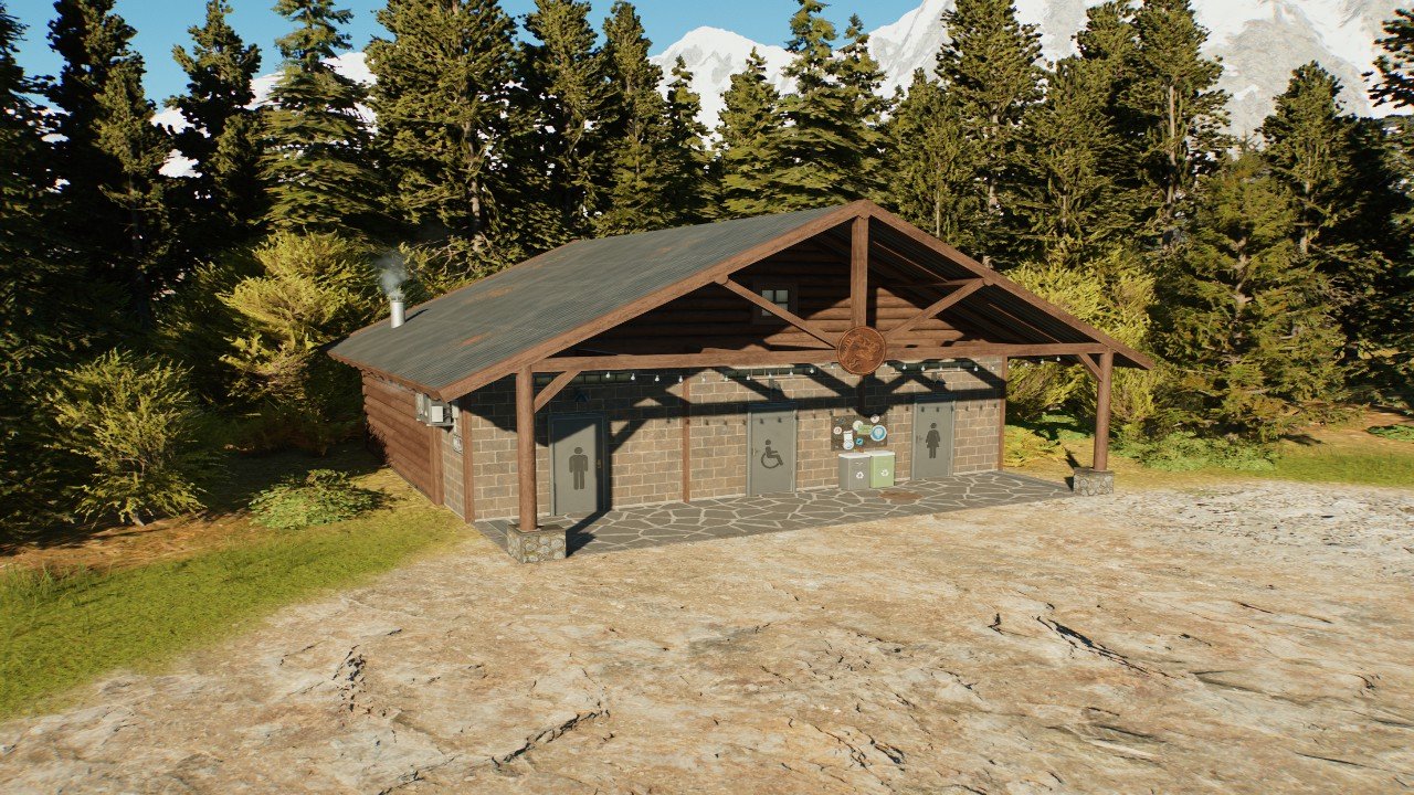 Restroom 2: Jurassic lodge build set