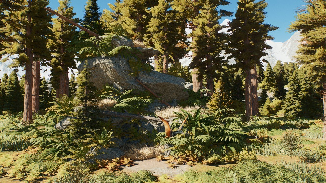 Redwood flying reptile nest