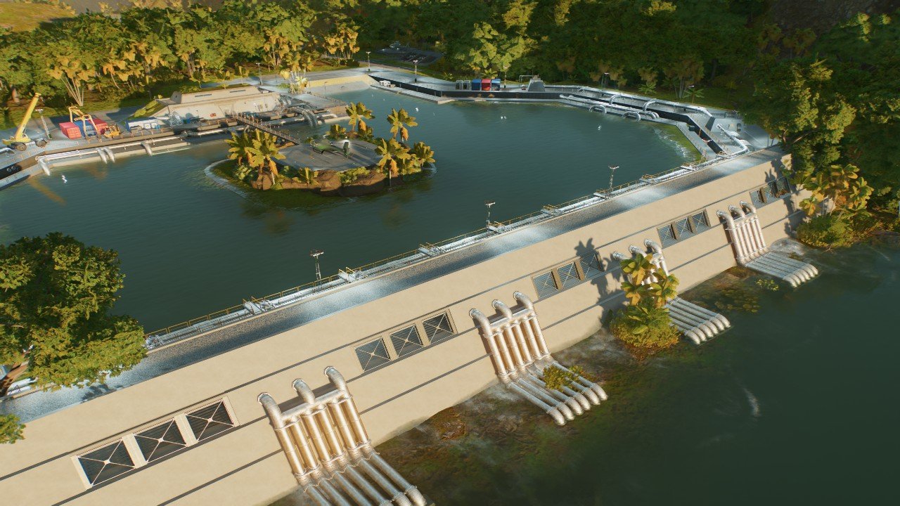 Jurassic World Rebirth ile saint hubert ingen arrival point