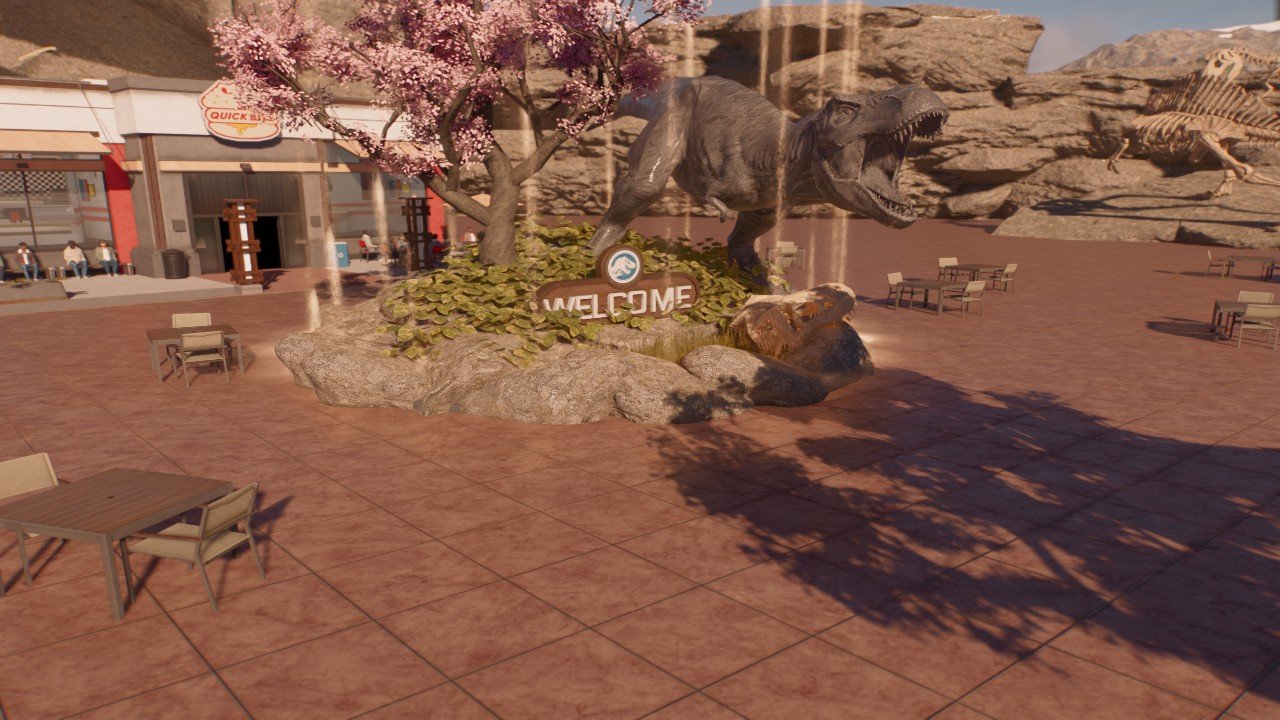 Welcome statue