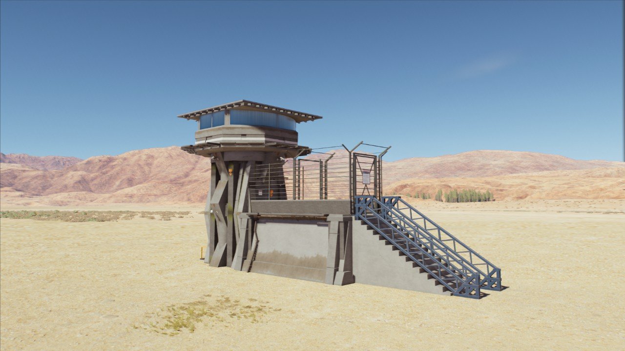 High Security Catwalk, Watchtower & Stairs