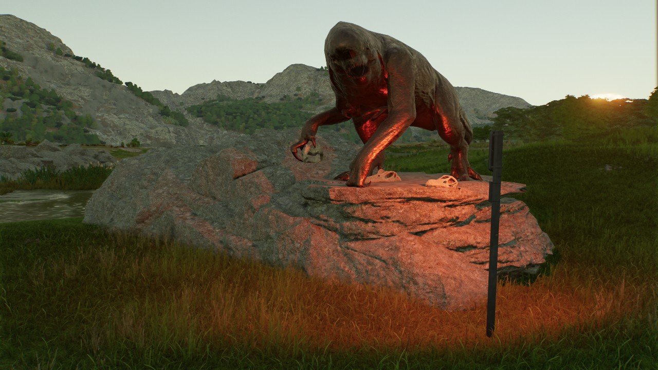 D rex statue