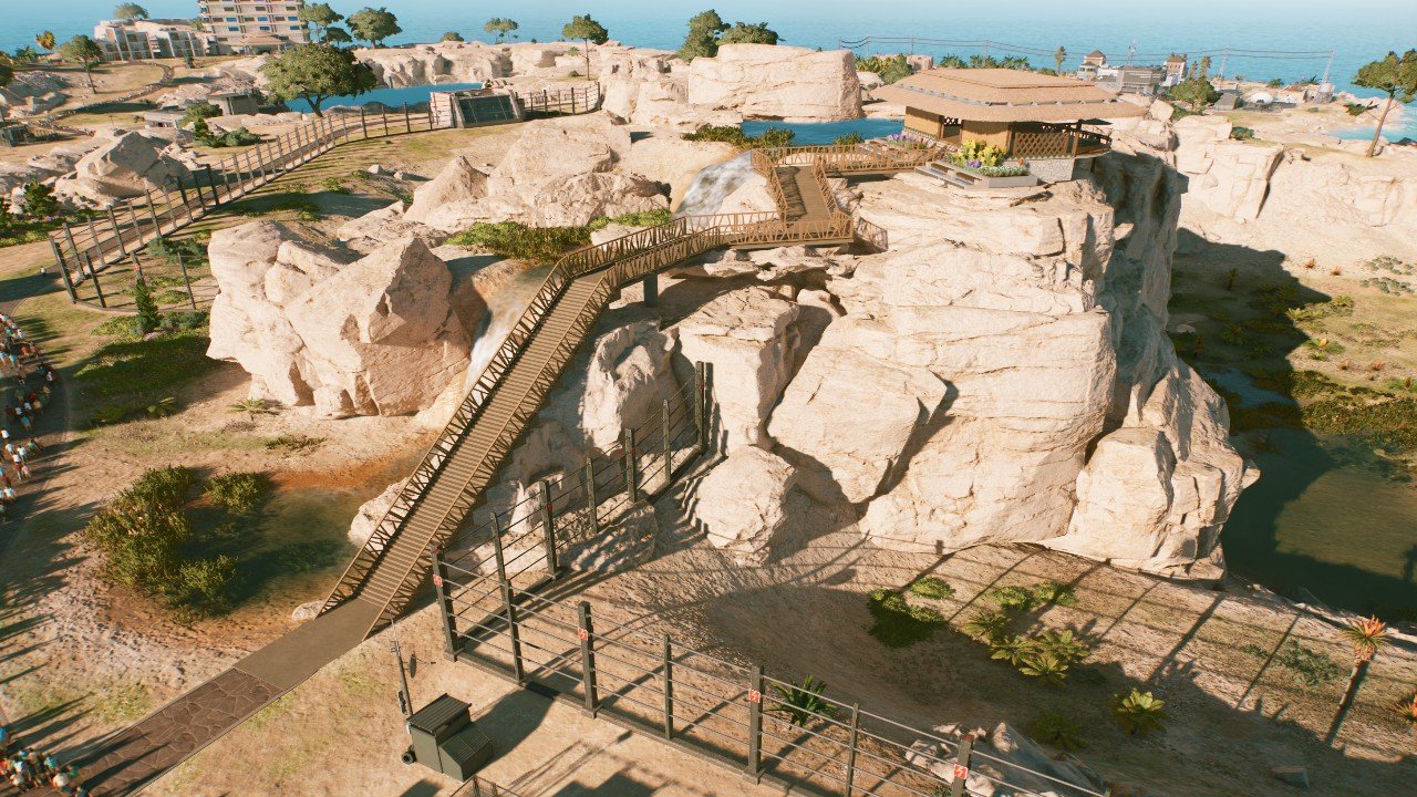 Path up hill/ cliff