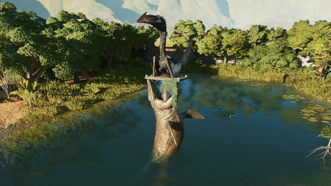 Mosasaurus Breach Perch