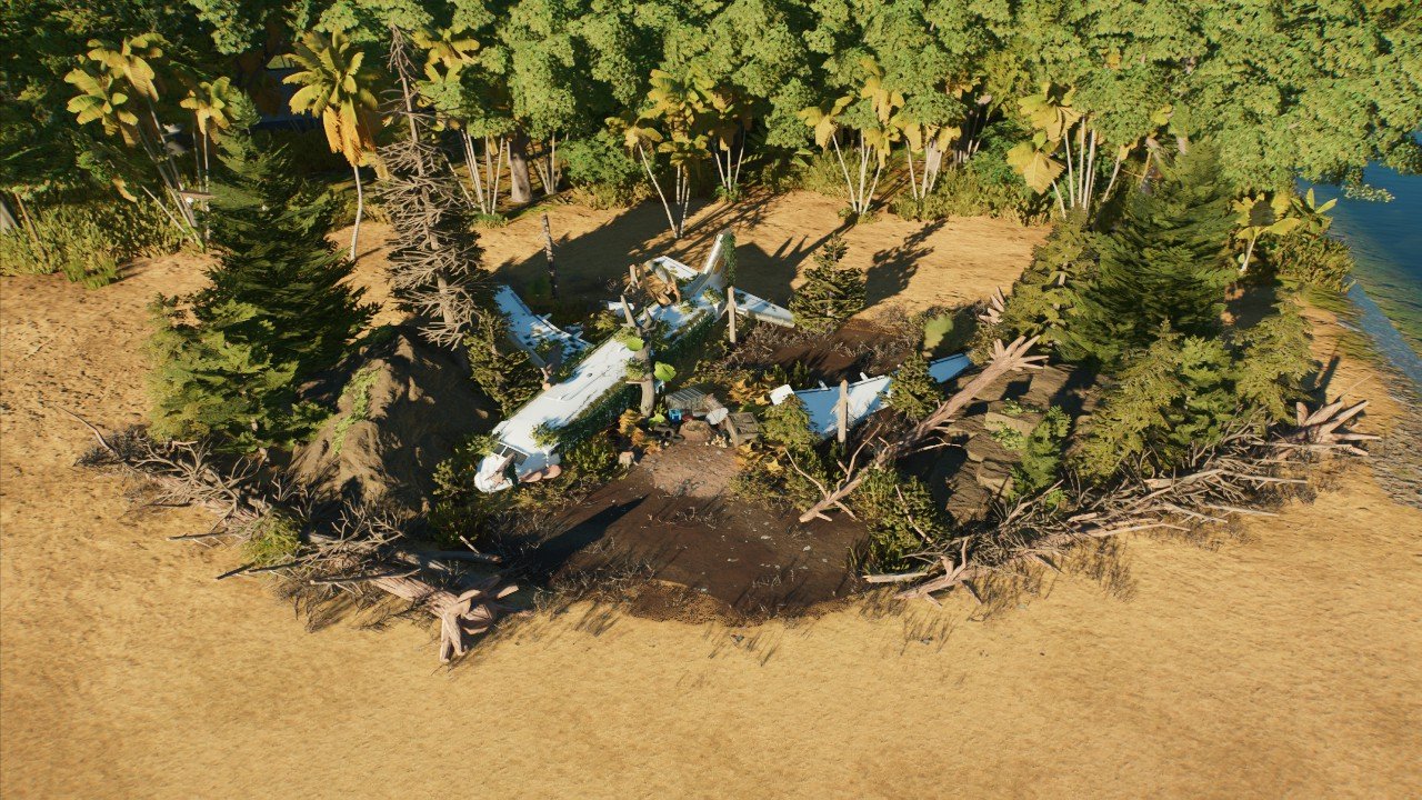 Crashed Plane Aviary Nest