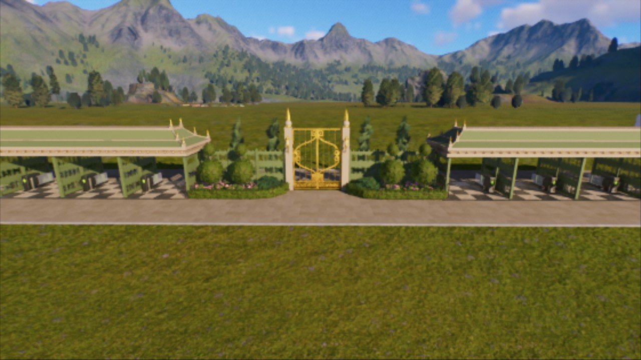 Classic Park Entrance Gates