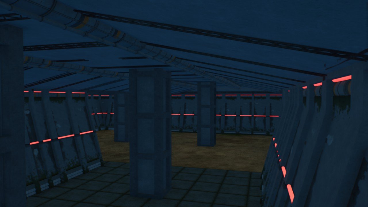 under ground d-rex facility inspired by evolution square.