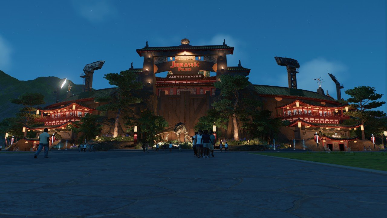 Asian styled amphitheater