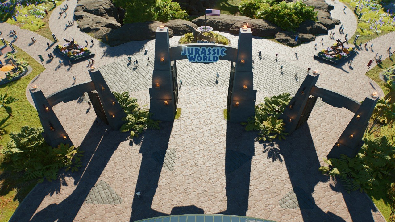 Jurassic World triple gate