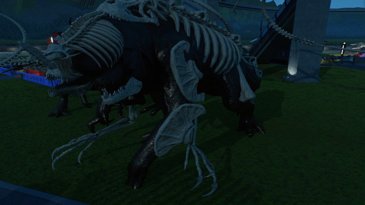 Bones only! Drex warrior statue