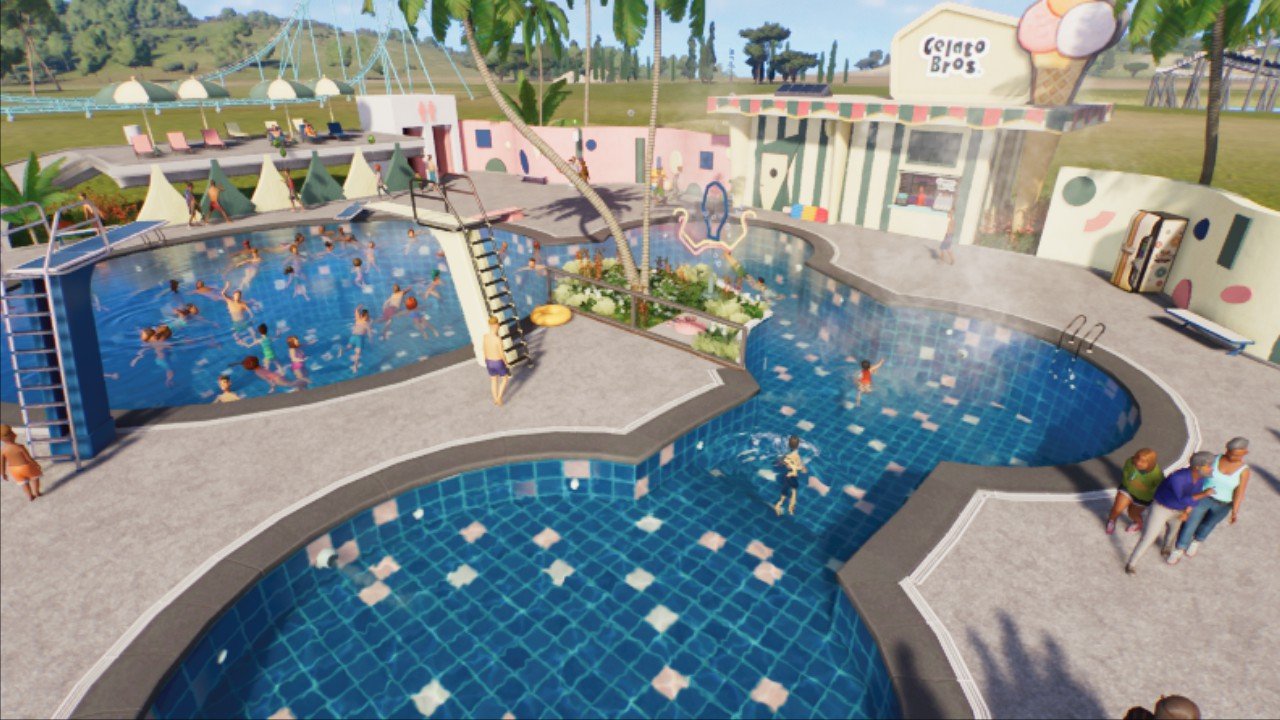 Summer Party Vintage Pool