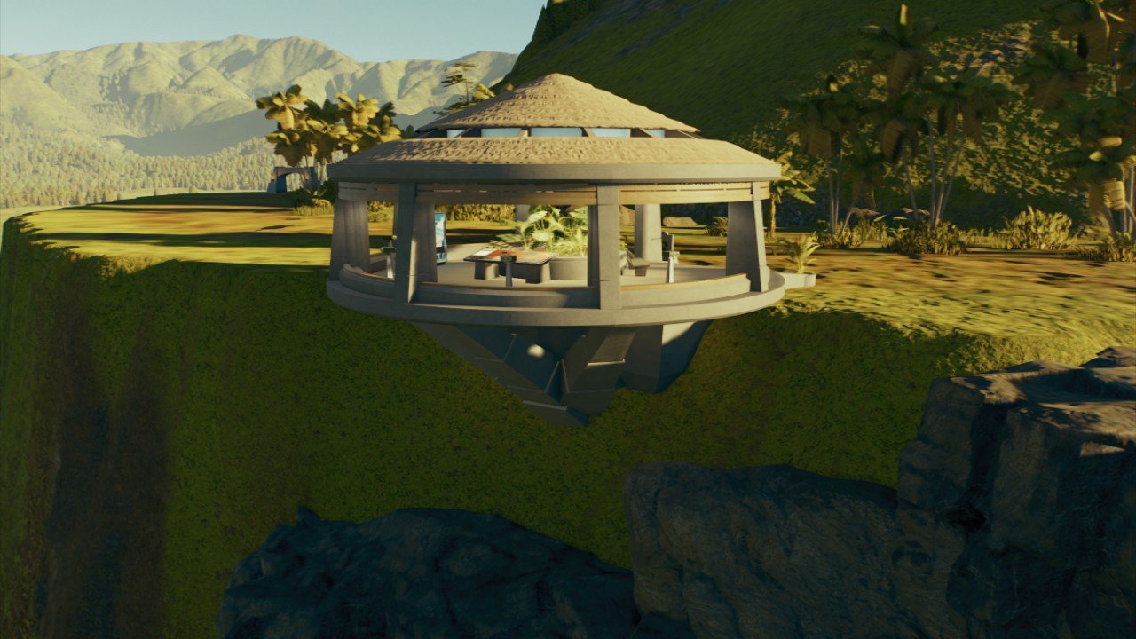 Jurassic Park viewing gazebo