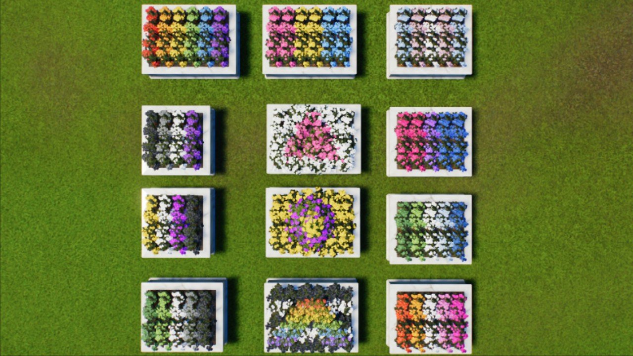 Pride Flag Flowers