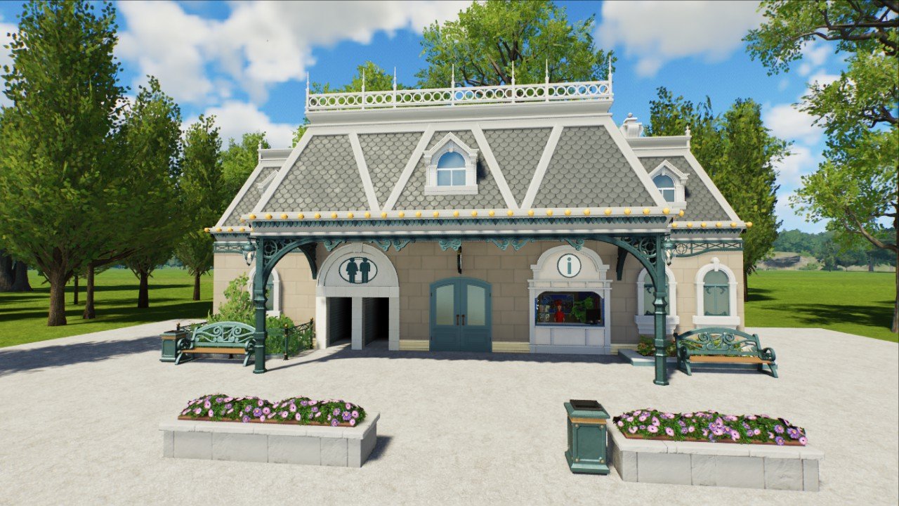 Main Street guest building