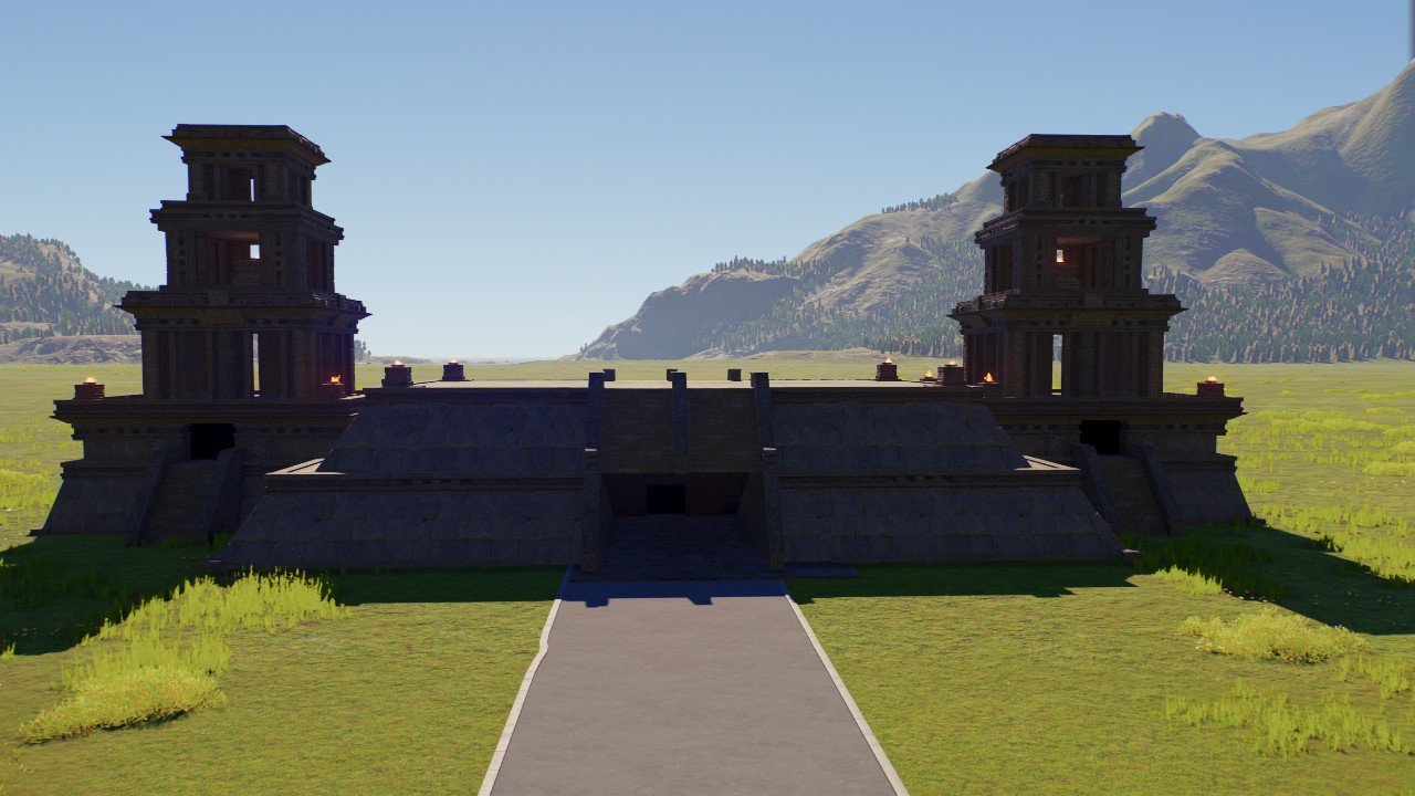 Temple arrivel point