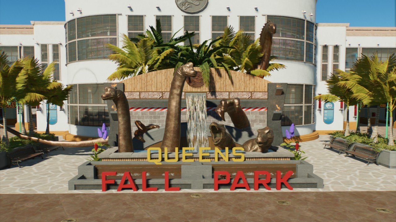 LtChompskie Queen's Entrance statue