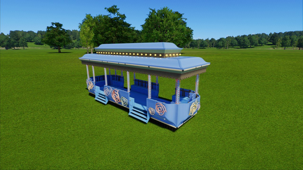 Parade Trolly with Lights