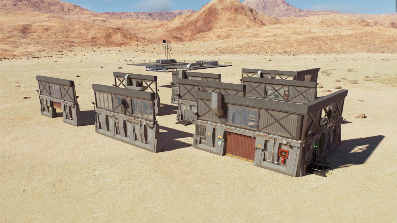 High Security Modular Warehouse Pack, Roof Now Included!