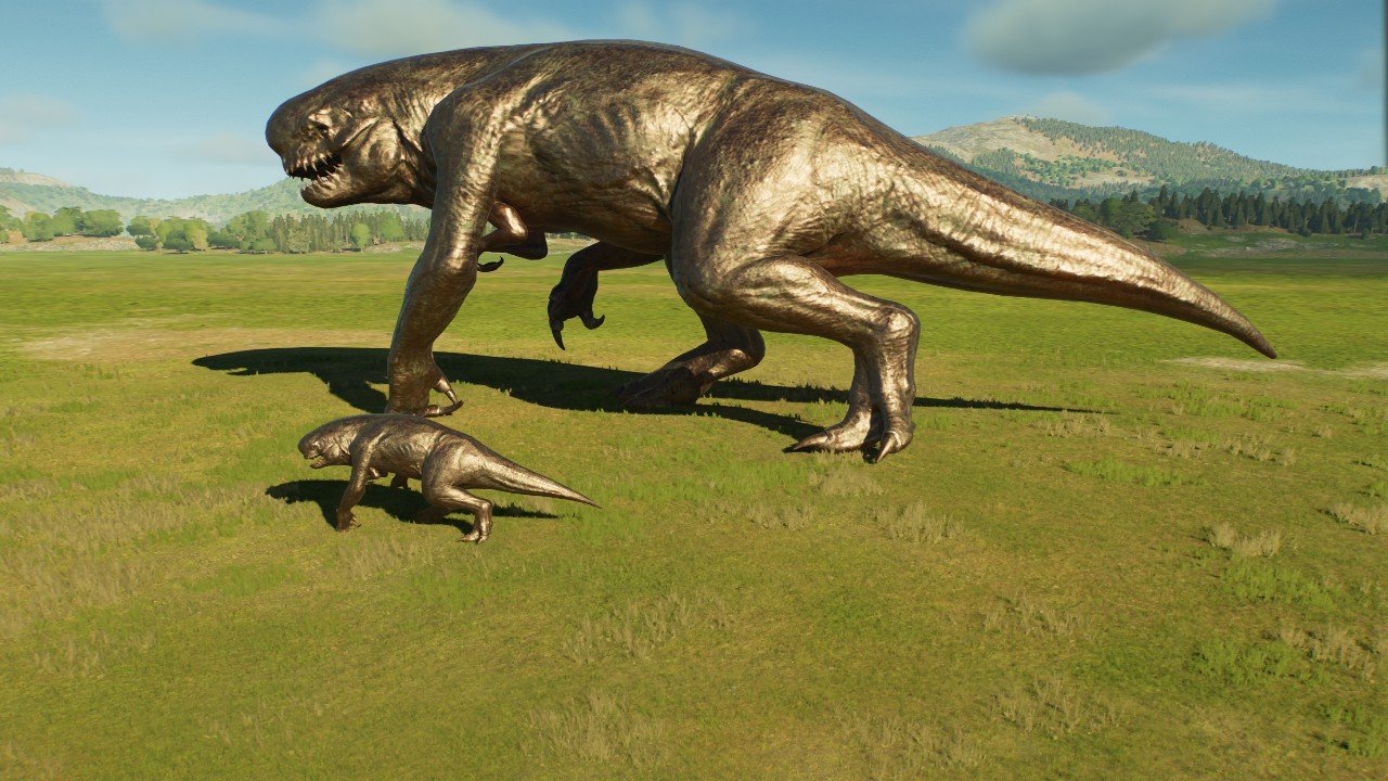 Giant D Rex Statue