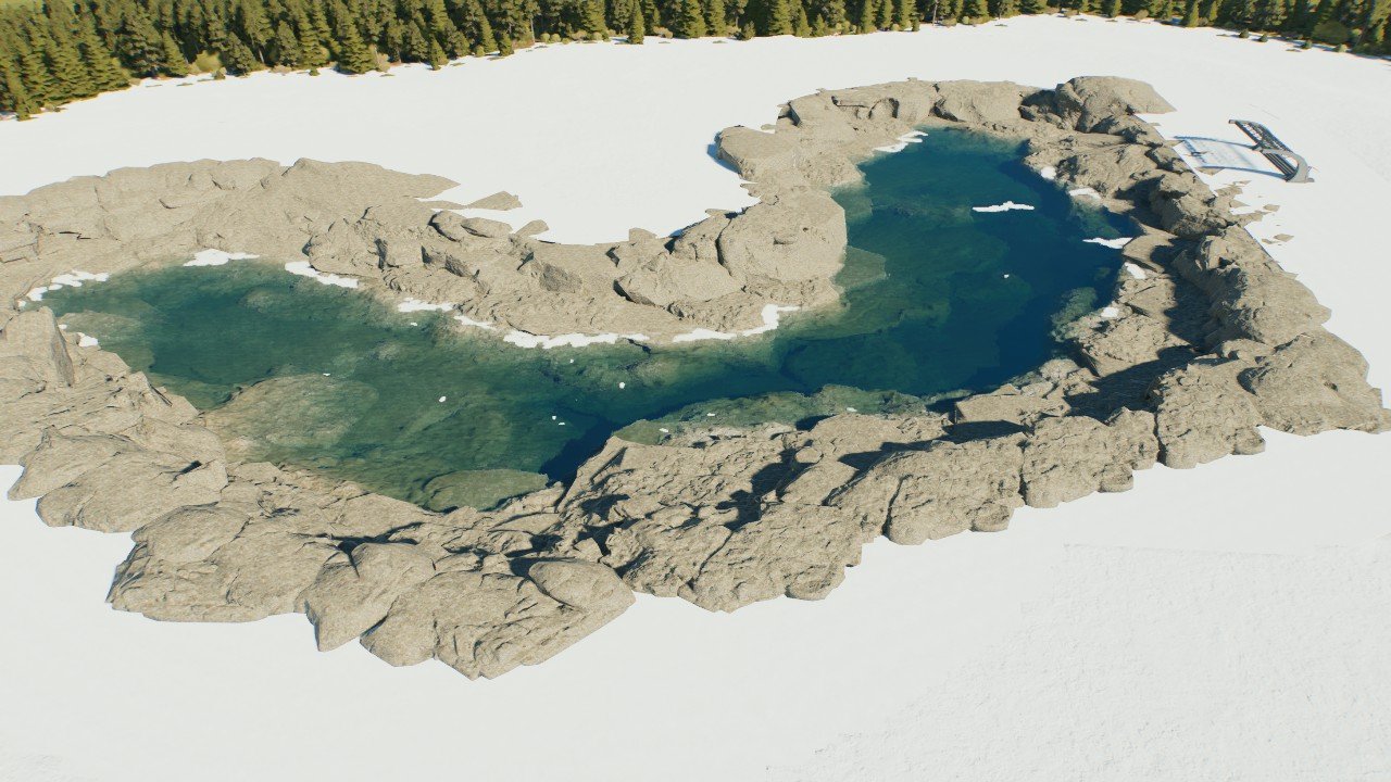 Ice lagoon      once you place it, it looks way better I promise
