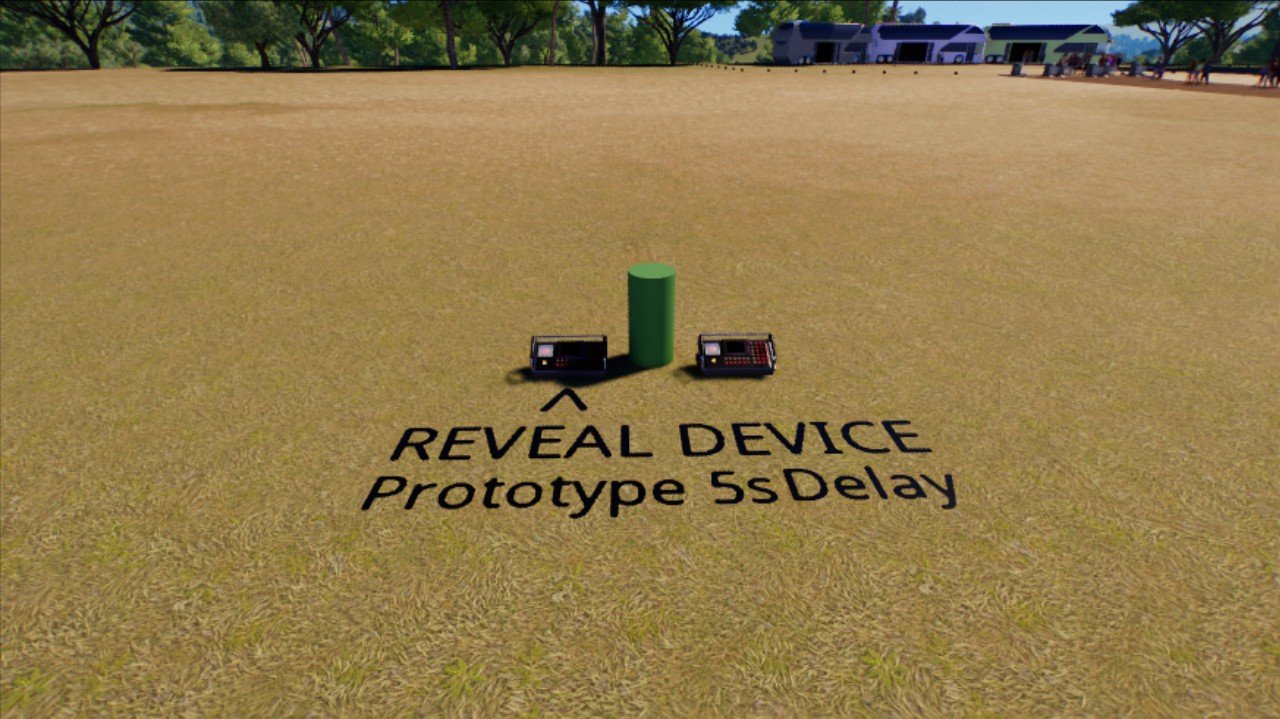 Reveal Device (15s show - 5s delay)