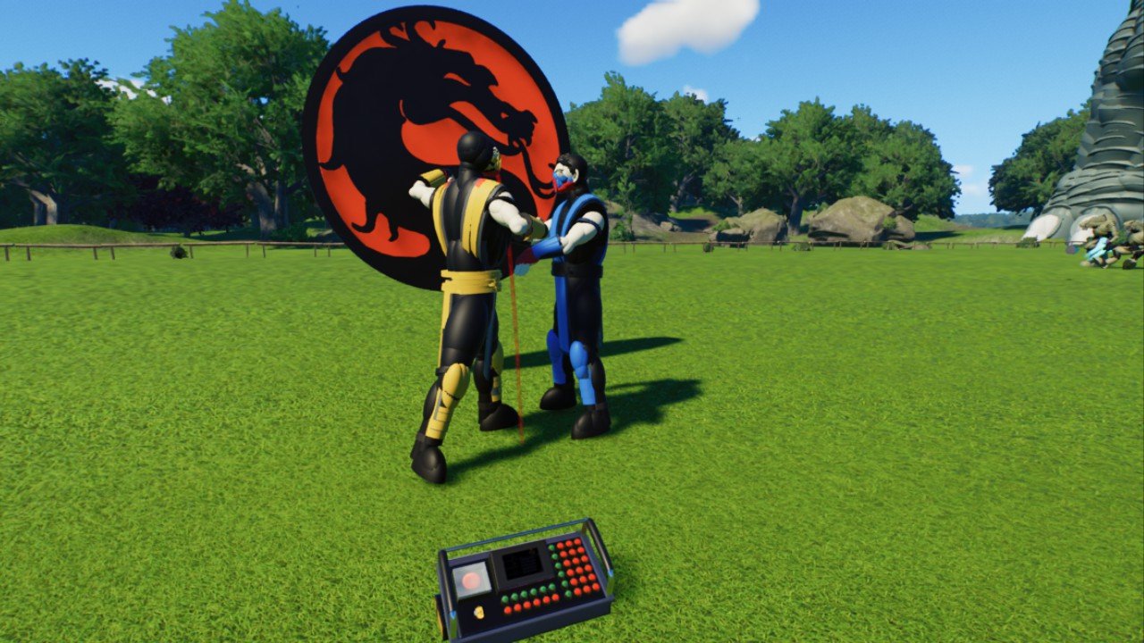 Mortal Kombat Scorpion punch
