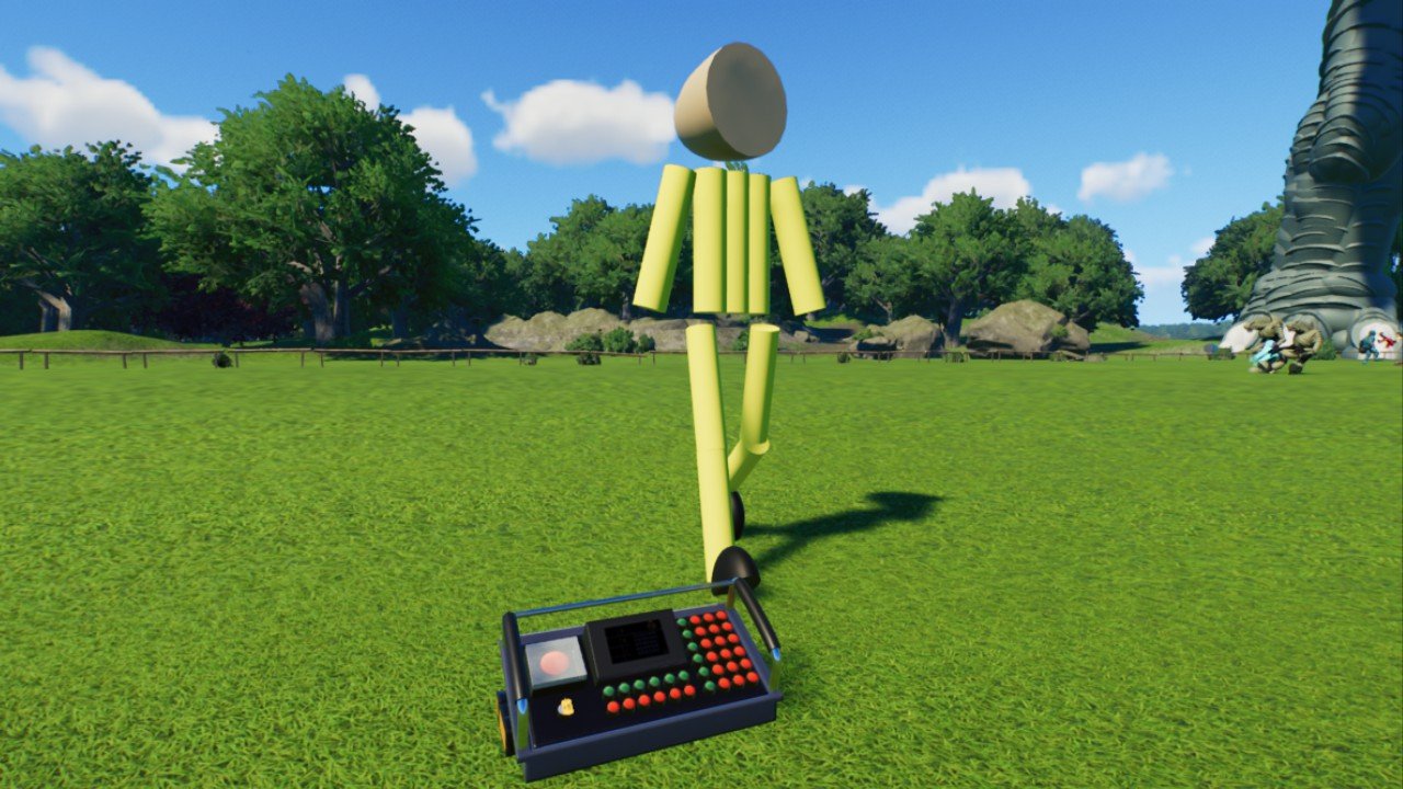 An animated walk attachment rig